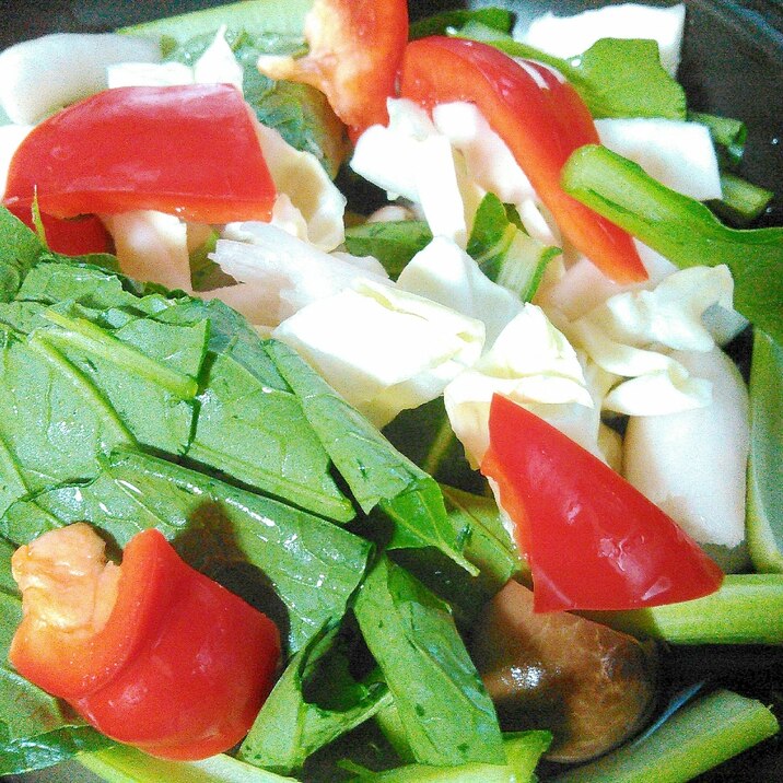 サラダほうれん草キャベツ新玉ねぎ赤パプリカのサラダ レシピ 作り方 By あけぼのマジック 楽天レシピ サラダほうれん草キャベツ新玉ねぎ赤パプリカのサラダ レシピ 作り方 By あけぼのマジック 楽天レシピ